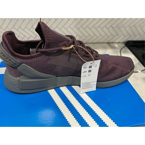 Adidas NMD_R1 V2 Shoes Shadow Maroon 12- Mens Originals Shoes